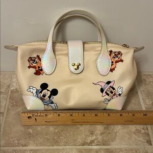 Stoney Clover for Disney Cream Mini Bag with Mickey and Friends